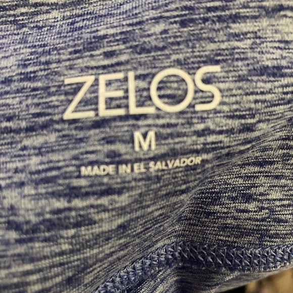 ZELOS size medium blue 7/8ths Capri LEGGINGS NWT - Picture 2 of 7